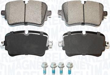 Magneti Marelli 363916061279 - Гальмівні колодки, дискові гальма autocars.com.ua