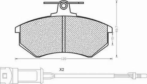 Magneti Marelli 430216170197 - Гальмівні колодки, дискові гальма autocars.com.ua