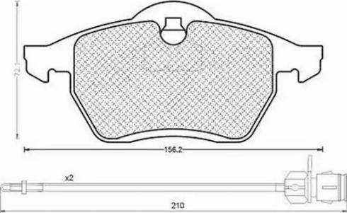 Magneti Marelli 430216170311 - Тормозные колодки, дисковые, комплект avtokuzovplus.com.ua