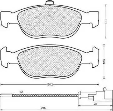 Magneti Marelli 430216171034 - Гальмівні колодки, дискові гальма autocars.com.ua