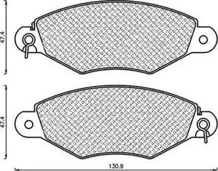 Magneti Marelli 430216171040 - Гальмівні колодки, дискові гальма autocars.com.ua