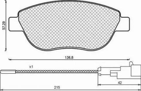 Magneti Marelli 430216171161 - Гальмівні колодки, дискові гальма autocars.com.ua