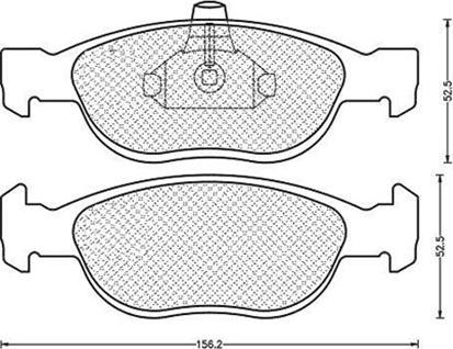 Magneti Marelli 430216171164 - Тормозные колодки, дисковые, комплект autodnr.net