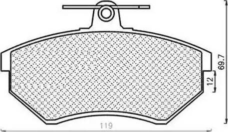 Magneti Marelli 430216171181 - Тормозные колодки, дисковые, комплект autodnr.net