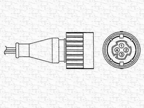 Magneti Marelli 460001943010 - Лямбда-зонд autocars.com.ua