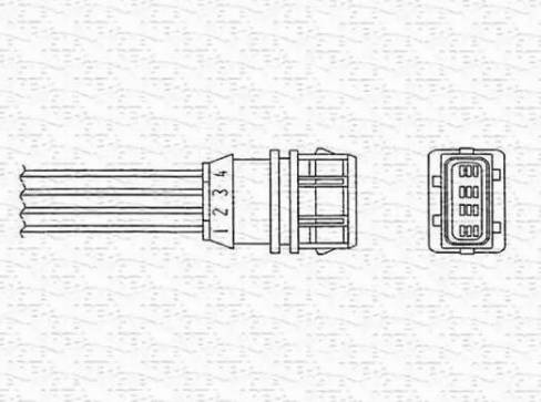 Magneti Marelli 460000124010 - Лямбда-зонд autocars.com.ua