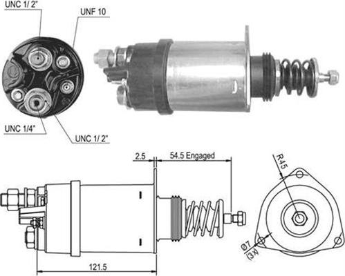 Magneti Marelli 940113050503 - Тяговое реле, стартер autodnr.net