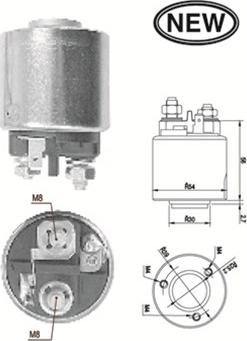 Magneti Marelli 940113050540 - Тягове реле, стартер autocars.com.ua