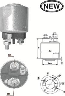 Magneti Marelli 940113050547 - Тягове реле, стартер autocars.com.ua