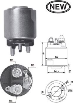 Magneti Marelli 940113050561 - Тягове реле, стартер autocars.com.ua