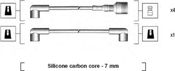 Magneti Marelli 941044060500 - Комплект проводів запалювання autocars.com.ua