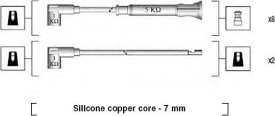 Magneti Marelli 941045170505 - Комплект проводів запалювання autocars.com.ua