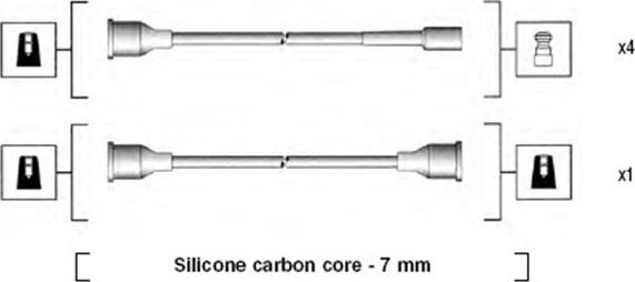 Magneti Marelli 941094290578 - Комплект проводов зажигания avtokuzovplus.com.ua