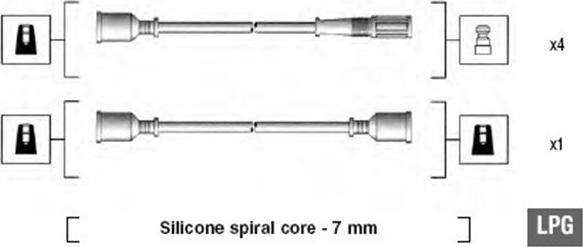 Magneti Marelli 941095430588 - Комплект проводов зажигания avtokuzovplus.com.ua