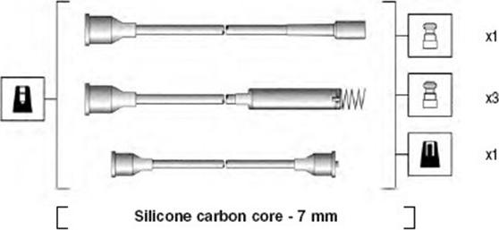 Magneti Marelli 941125200674 - Комплект проводов зажигания avtokuzovplus.com.ua