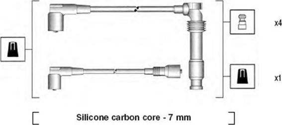 Magneti Marelli 941125300682 - Комплект проводов зажигания autodnr.net