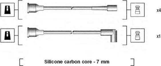 Magneti Marelli 941135080697 - Комплект проводов зажигания avtokuzovplus.com.ua