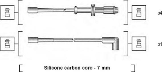 Magneti Marelli 941135120700 - Комплект проводов зажигания avtokuzovplus.com.ua