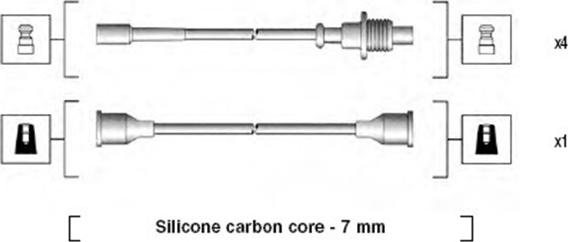 Magneti Marelli 941135180705 - Комплект проводів запалювання autocars.com.ua