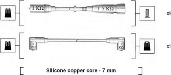 Magneti Marelli 941175080751 - Комплект проводов зажигания avtokuzovplus.com.ua