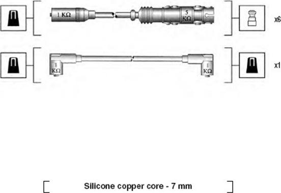 Magneti Marelli 941175180759 - Комплект проводів запалювання autocars.com.ua