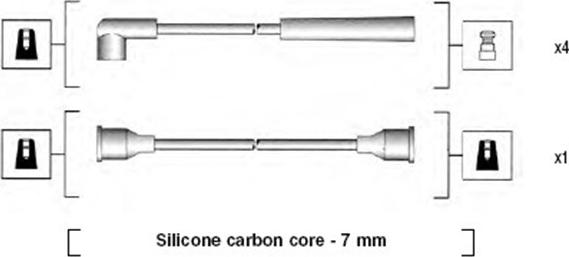 Magneti Marelli 941185010765 - Комплект проводов зажигания avtokuzovplus.com.ua