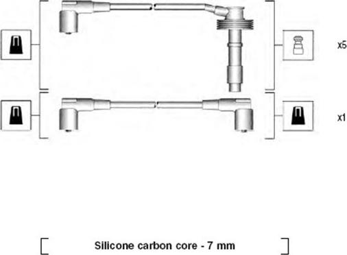 Magneti Marelli 941215110796 - Комплект проводів запалювання autocars.com.ua