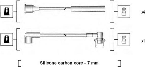 Magneti Marelli 941215130798 - Комплект проводов зажигания avtokuzovplus.com.ua