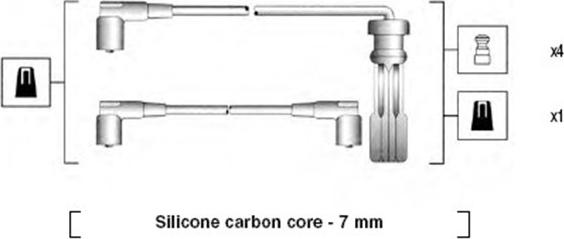 Magneti Marelli 941215190803 - Комплект проводов зажигания avtokuzovplus.com.ua