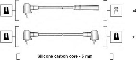 Magneti Marelli 941275030863 - Комплект проводов зажигания autodnr.net