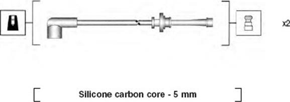 Magneti Marelli 941285020865 - Комплект проводів запалювання autocars.com.ua
