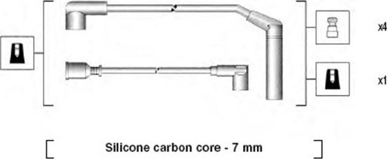 Magneti Marelli 941295040876 - Комплект проводов зажигания autodnr.net