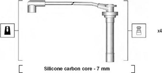 Magneti Marelli 941295050854 - Комплект проводов зажигания avtokuzovplus.com.ua