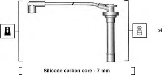 Magneti Marelli 941295120858 - Комплект проводов зажигания avtokuzovplus.com.ua