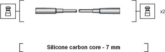 Magneti Marelli 941318111003 - Комплект проводів запалювання autocars.com.ua