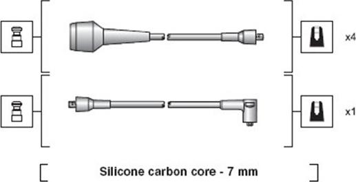 Magneti Marelli 941318111004 - Комплект проводів запалювання autocars.com.ua