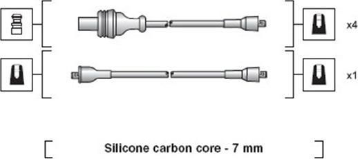 Magneti Marelli 941318111012 - Комплект проводів запалювання autocars.com.ua