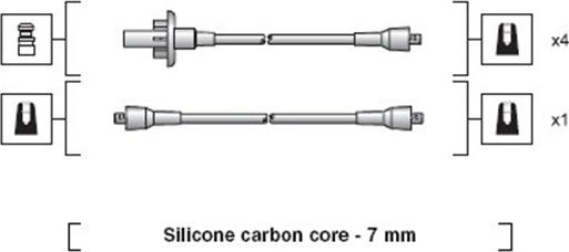 Magneti Marelli 941318111013 - Комплект проводів запалювання autocars.com.ua