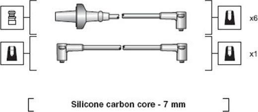 Magneti Marelli 941318111014 - Комплект проводів запалювання autocars.com.ua
