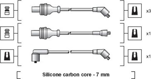 Magneti Marelli 941318111016 - Комплект проводов зажигания avtokuzovplus.com.ua