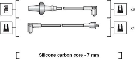 Magneti Marelli 941318111022 - Комплект проводів запалювання autocars.com.ua