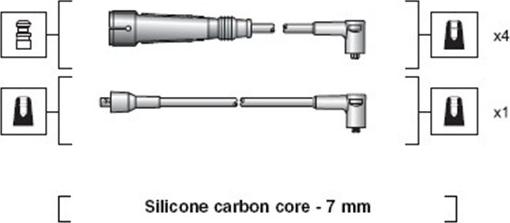 Magneti Marelli 941318111027 - Комплект проводов зажигания autodnr.net