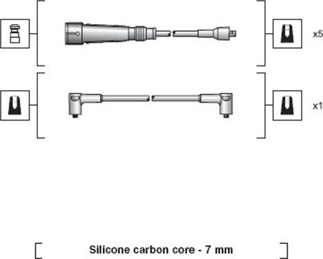 Magneti Marelli 941318111032 - Комплект проводов зажигания autodnr.net