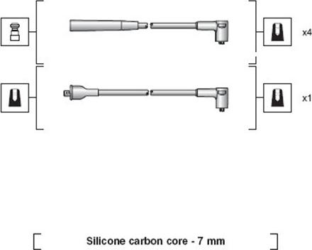 Magneti Marelli 941318111036 - Комплект проводов зажигания avtokuzovplus.com.ua