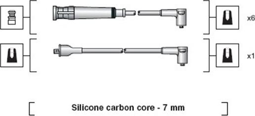 Magneti Marelli 941318111044 - Комплект проводов зажигания autodnr.net