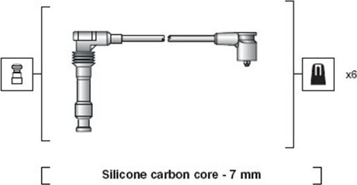 Magneti Marelli 941318111050 - Комплект проводов зажигания avtokuzovplus.com.ua