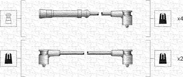 Magneti Marelli 941318111057 - Комплект проводов зажигания autodnr.net