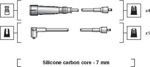 Magneti Marelli 941318111059 - Комплект проводів запалювання autocars.com.ua