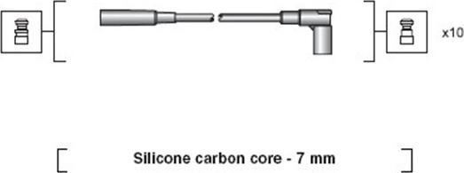 Magneti Marelli 941318111060 - Комплект проводів запалювання autocars.com.ua