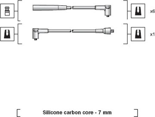 Magneti Marelli 941318111061 - Комплект проводів запалювання autocars.com.ua